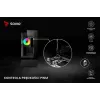 SAVIO Blast 120mm ARGB PWM ανεμιστήρας κουτιού - Μαύρο