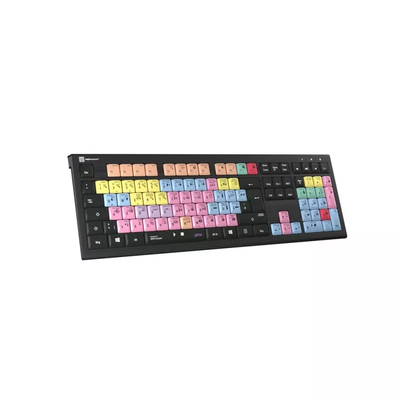 Logickeyboard ASTRA 2 USB QWERTZ Πληκτρολόγιο μαύρο Full-size 108 πλήκτρα
