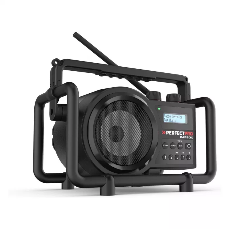 Perfectpro DABBOX ραδιόφωνο εργοταξίου DAB+ FM AUX Bluetooth αντιχτυπητικό