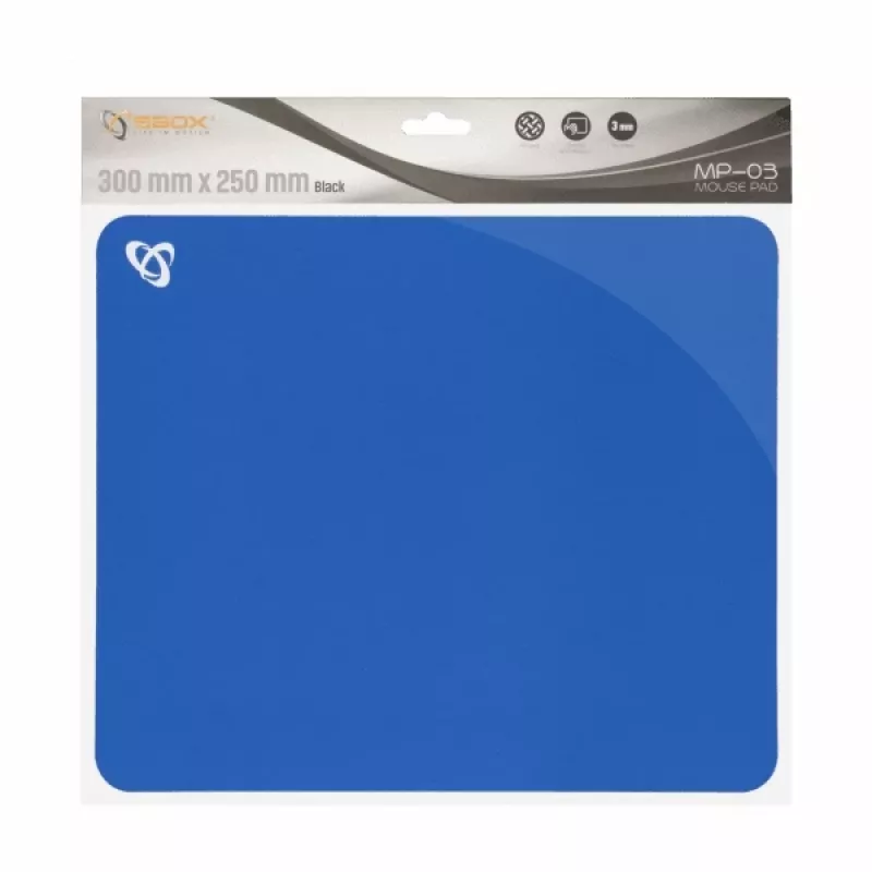 Mouse pad gel Sbox MP-03BL μπλε