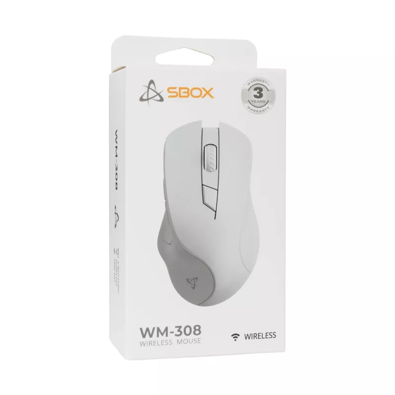 Ποντίκι SBOX WM-308 λευκό USB