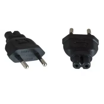 Προσαρμογέας βύσματος τροφοδοσίας Microconnect PEEUC7AD Type M C7 μαύρο
