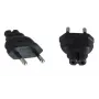 Προσαρμογέας βύσματος τροφοδοσίας Microconnect PEEUC7AD Type M C7 μαύρο