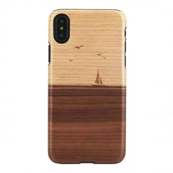 Θήκη smartphone man and wood για iPhone X/XS – μοντέλο mare, μαύρο