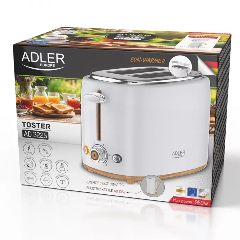 Adler AD 3225 Τοστιέρα με γκριλ
