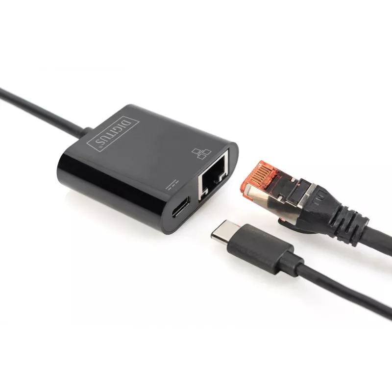 Προσαρμογέας USB Type-C Gigabit Ethernet Digitus DN-3027