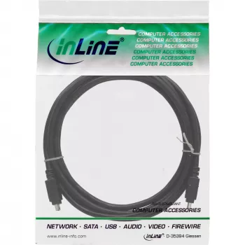 InLine Καλώδιο FireWire 400 1394 4 ακίδων αρσενικό / αρσενικό 3m