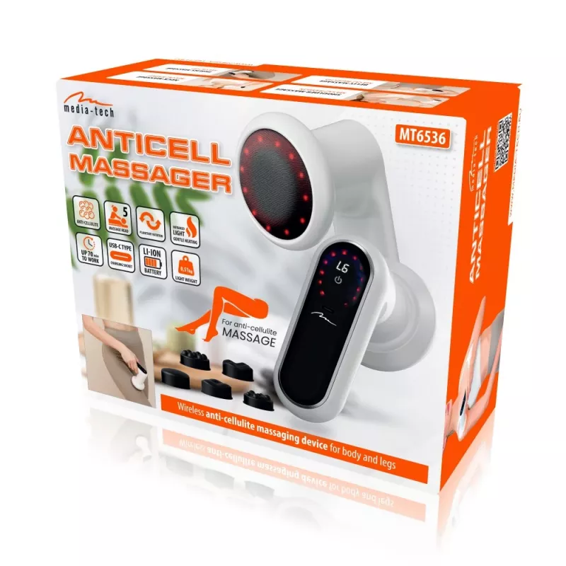 Ασύρματος μασέρ κατά της κυτταρίτιδας Anticell Massager MT6536
