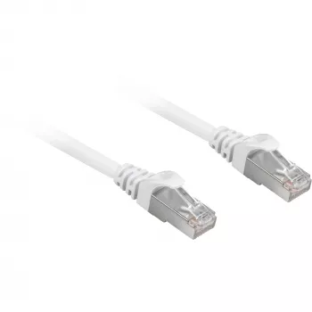 Καλώδιο δικτύου Sharkoon Cat.6a SFTP RJ-45 Cat6a 15 m Λευκό