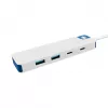 USB-C Hub HYPER HyperDrive Flex HD5200BUGL — 4 θύρες, μπλε