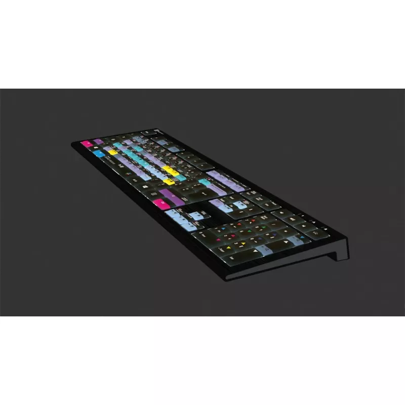 Πληκτρολόγιο Logickeyboard ASTRA 2 USB AZERTY Αγγλικά Μαύρο