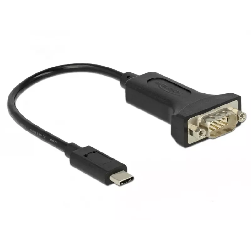 Σειριακό καλώδιο DeLOCK 63908 μαύρο 0,15 m DB-9