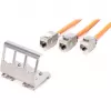 Adapter Digitus AN-25183 για 3x Keystone-Modul ανοξείδωτο ατσάλι