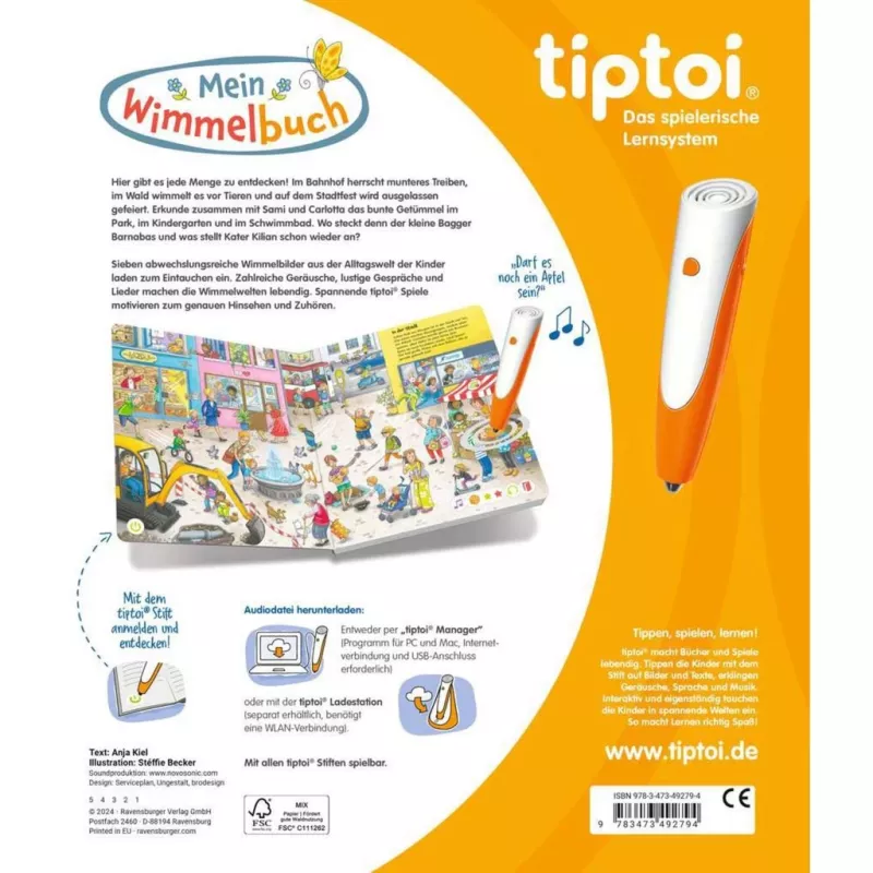 tiptoi Mein Wimmelbuch, εκπαιδευτικό βιβλίο