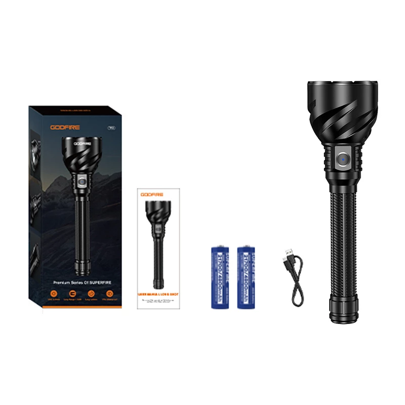 Φακός Superfire TF02 Εύχρηστος LED Συμπαγής Φορητός