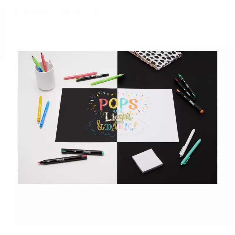Μαρκαδόροι ακρυλικού χρώματος Sharpie Creative Marker 12 τεμ. μύτη bullet μαύρο