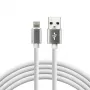 everActive Καλώδιο USB Lightning 1m - λευκό, σιλικόνη, ταχεία φόρτιση, 2,4A - CBS-1IW