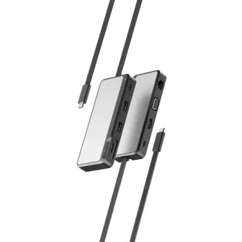ALOGIC Fusion Pro TOUR FUPHDVG1 USB-C συμπαγής βάση σύνδεσης 8 σε 1