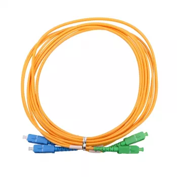 Καλώδιο Οπτικής Ίνας Extralink EX.9281, FTTH G.652D, SC‑SC, 3 m, Duplex, κίτρινο