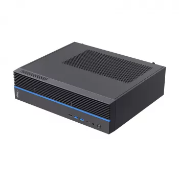 Akyga AK-302-01BL Κουτί SFF-PC, Micro-ATX / Mini-ITX, USB-C + 2x USB 3.0 + USB 2.0, χωρίς τροφοδοτικό, μαύρο