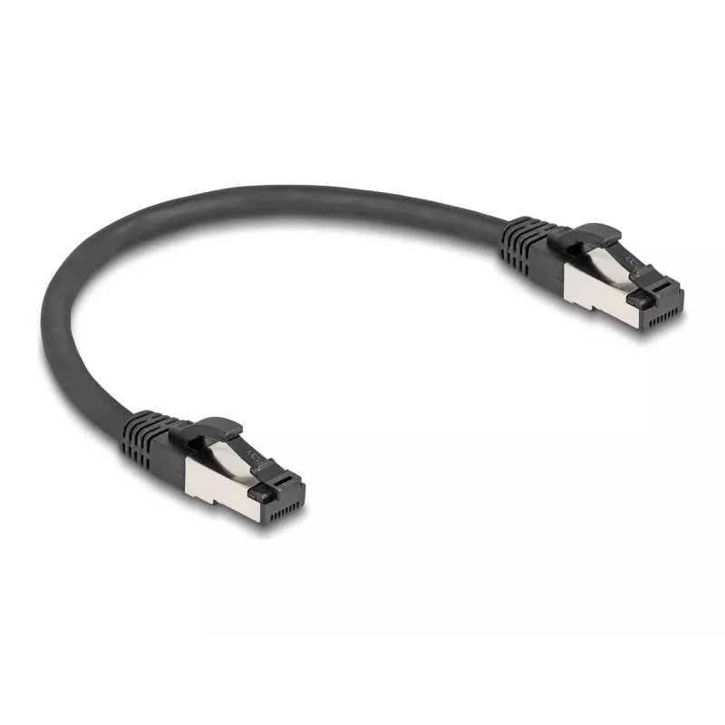 Καλώδιο δικτύου DeLOCK 80566 RJ-45 Cat8.1 0,25 m μαύρο