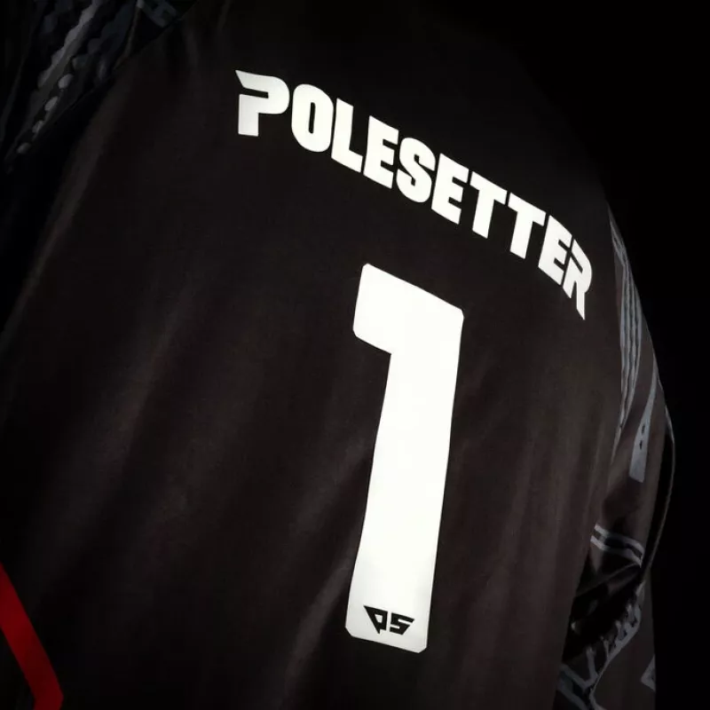 Polesetter ONE Simracing jersey κόκκινο - S