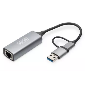 Προσαρμογέας USB Type-C Gigabit Ethernet Digitus DN-3028