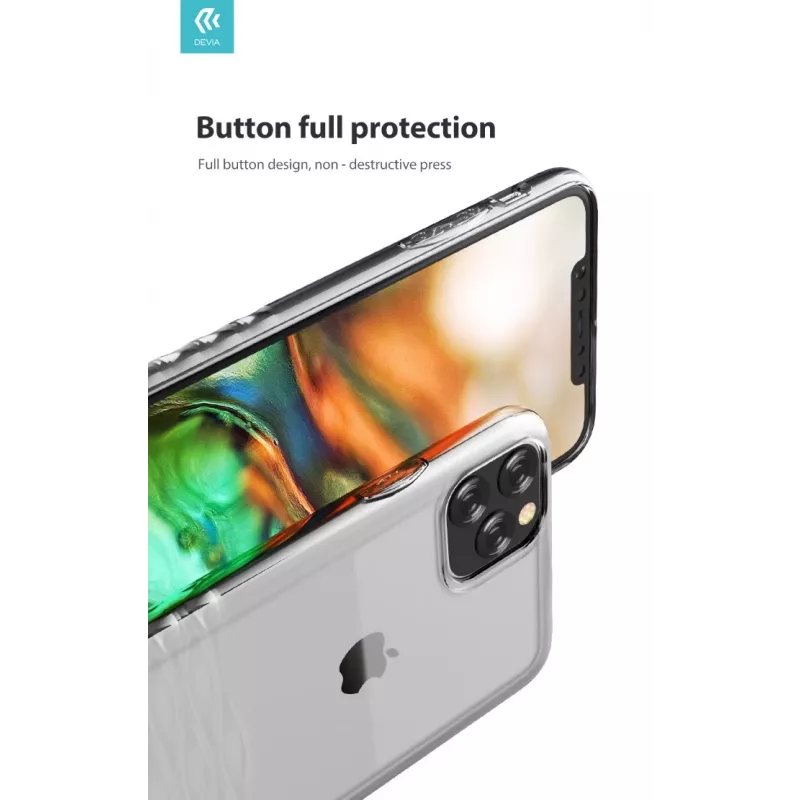 Θήκη smartphone Devia Ocean2 Series για iPhone 11 Pro Max, διαφανές, προστατευτικό διαφανές κάλυμμα