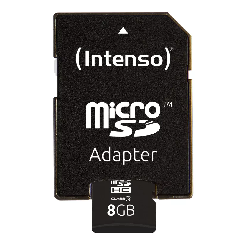Μνήμη micro SDHC 8GB C10/W/ADAPTER 3413460 INTENSO