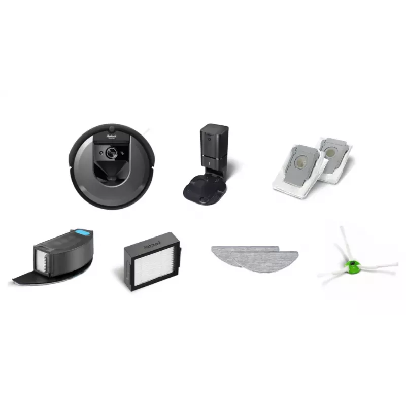 Ρομποτική σκούπα iRobot Combo i8+ Χωρίς σακούλα Μαύρο