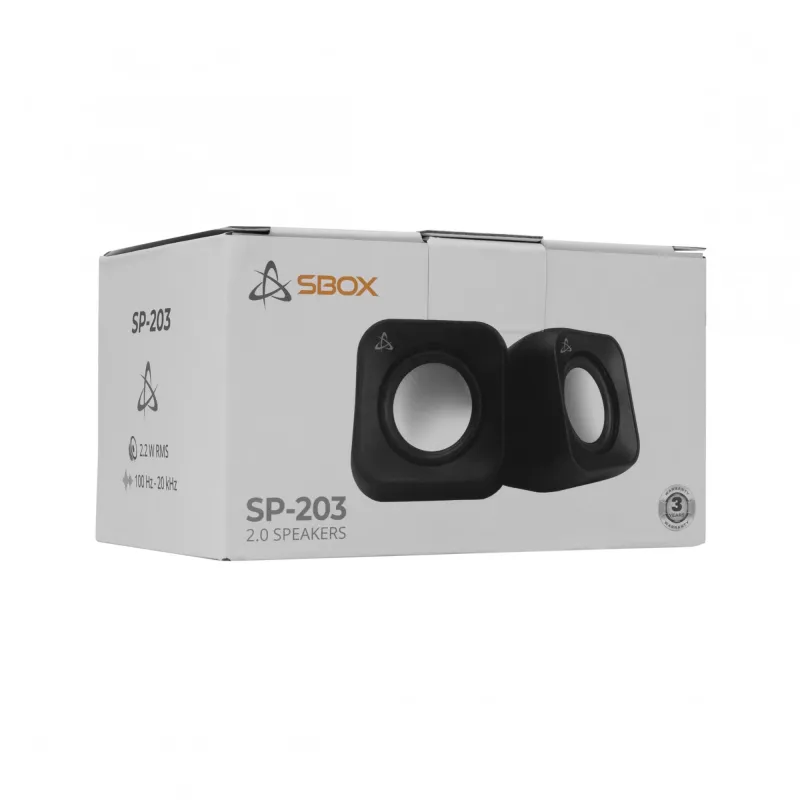 Ηχείο Sbox SP-203 μαύρο, 20W