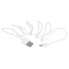 Καλώδιο USB SAVIO CL-123 USB 2.0, USB A σε Micro-USB B, 1 m, λευκό