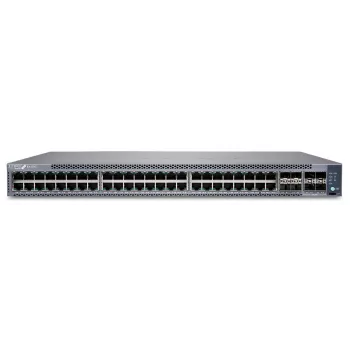Juniper EX4100 48-Port 10/100/1000BaseT PoE+, 4x 10G SFP+ Uplink-Ports, 4x 25G SFP28 Stacking-/Uplink-Ports, ανεμιστήρες πλεονασμού, 1 AC τροφοδοτικό JPSU-920-AC-AFO περιλαμβάνεται (οπτικά διατίθενται ξεχωριστά) με Standard-SW. TAA-συμμορφούμενο. (EX4100-48P)
