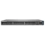 Juniper EX4100 48-Port 10/100/1000BaseT PoE+, 4x 10G SFP+ Uplink-Ports, 4x 25G SFP28 Stacking-/Uplink-Ports, ανεμιστήρες πλεονασμού, 1 AC τροφοδοτικό JPSU-920-AC-AFO περιλαμβάνεται (οπτικά διατίθενται ξεχωριστά) με Standard-SW. TAA-συμμορφούμενο. (EX4100-48P)