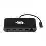 OWC Thunderbolt 3 Mini Docking Station, 5 θύρες, υποστηρίζει δύο οθόνες 4K, θύρα Gigabit Ethernet, ενσωματωμένο καλώδιο