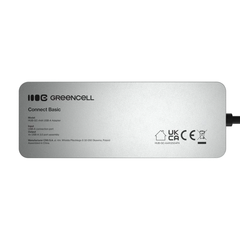 USB Hub Green Cell HUB-GC-A4A — Hub USB-A 3.0 4 θυρών
