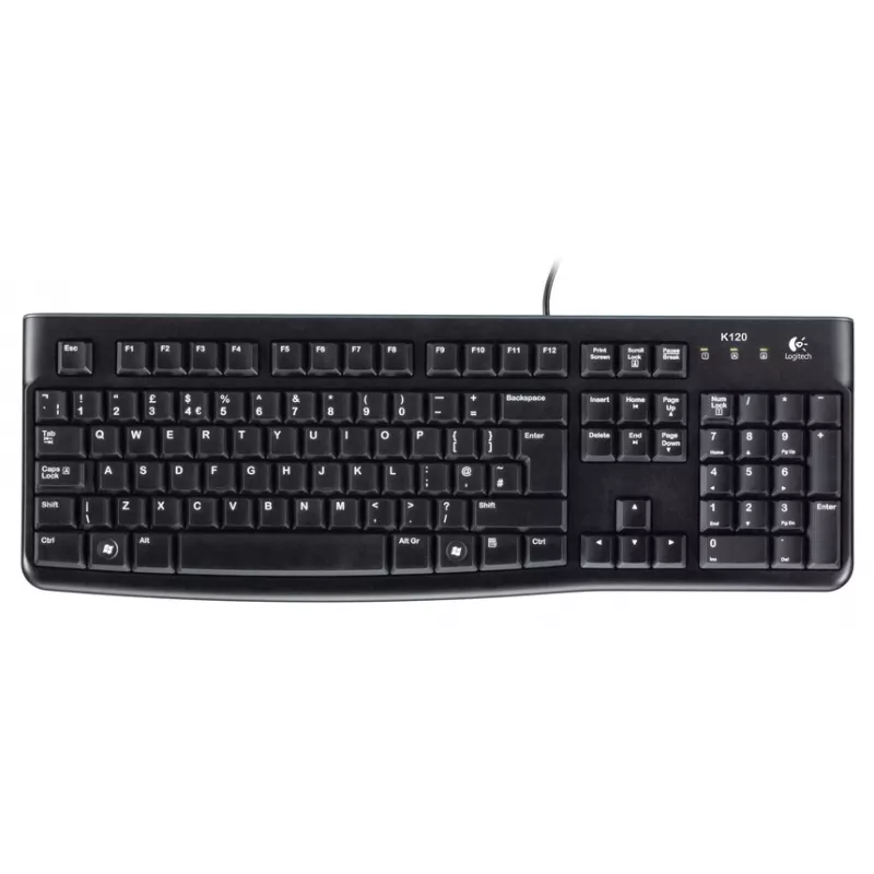 Πληκτρολόγιο Logitech K120 ενσύρματο πληκτρολόγιο