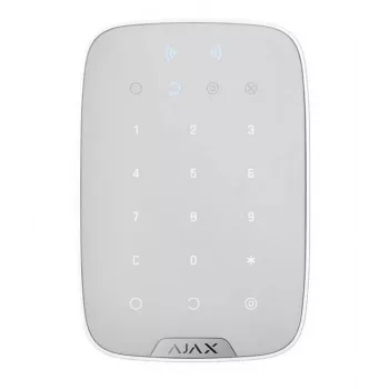 Ασύρματο πληκτρολόγιο Ajax WRL/PLUS λευκό – Μοντέλο 38253, επιτοίχιο πληκτρολόγιο ελέγχου πρόσβασης