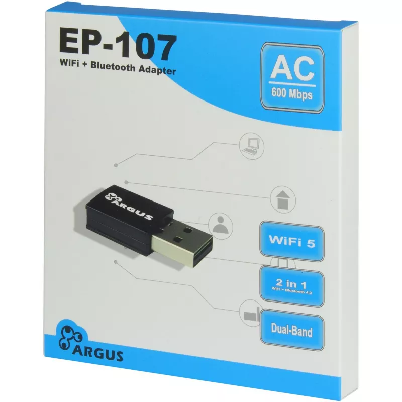 Κάρτα δικτύου Inter-Tech 88883056 WLAN Bluetooth 600 Mbit/s
