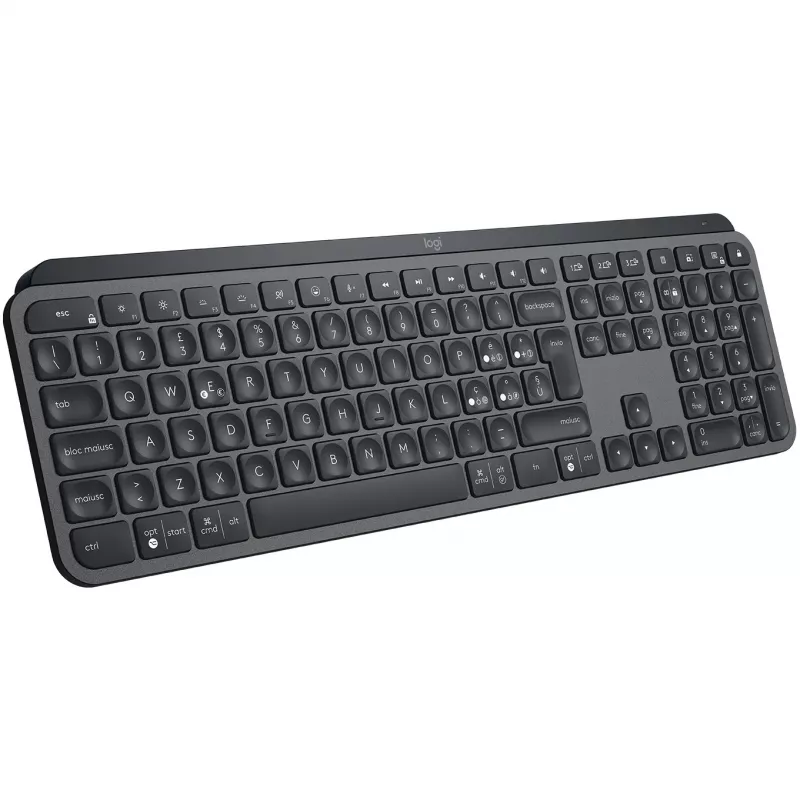 Logitech MX Keys for Business Πληκτρολόγιο RF Wireless + Bluetooth Ιταλικό Graphite (920-010247)