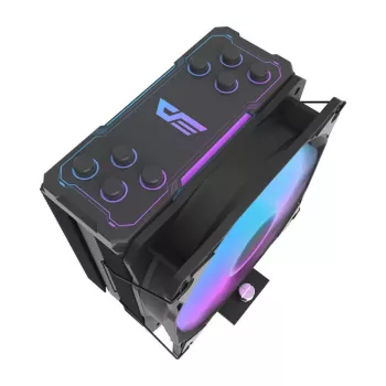 Ψυγείο υπολογιστή 240mm Darkflash Z4 PRO MIST μαύρο με φωτισμό RGB