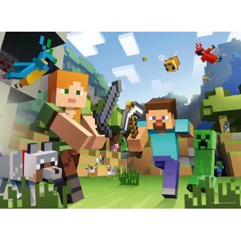 Παζλ XXL 100 τεμάχια - Minecraft Ravensburger XXL παζλ 100 τεμαχίων με artwork από το Minecraft. Το προϊόν προορίζεται για παιδιά από 6 ετών. Η Ravensburger είναι ο μεγαλύτερος κατασκευαστής παζλ παγκοσμίως και παράγει παζλ για πάνω από 120 χρόνια. Τα παζλ Ravensburger ξεχωρίζουν για την ειδική, αντανακλαστική επιφάνειά τους και κατασκευάζονται από πατενταρισμένο, χοντρό χαρτόνι με…