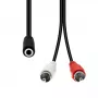 Καλώδιο ήχου ProXtend M3F2XRCA-002 — 3 ακίδων (Mini XLR) σε 2×RCA, 1,5 m