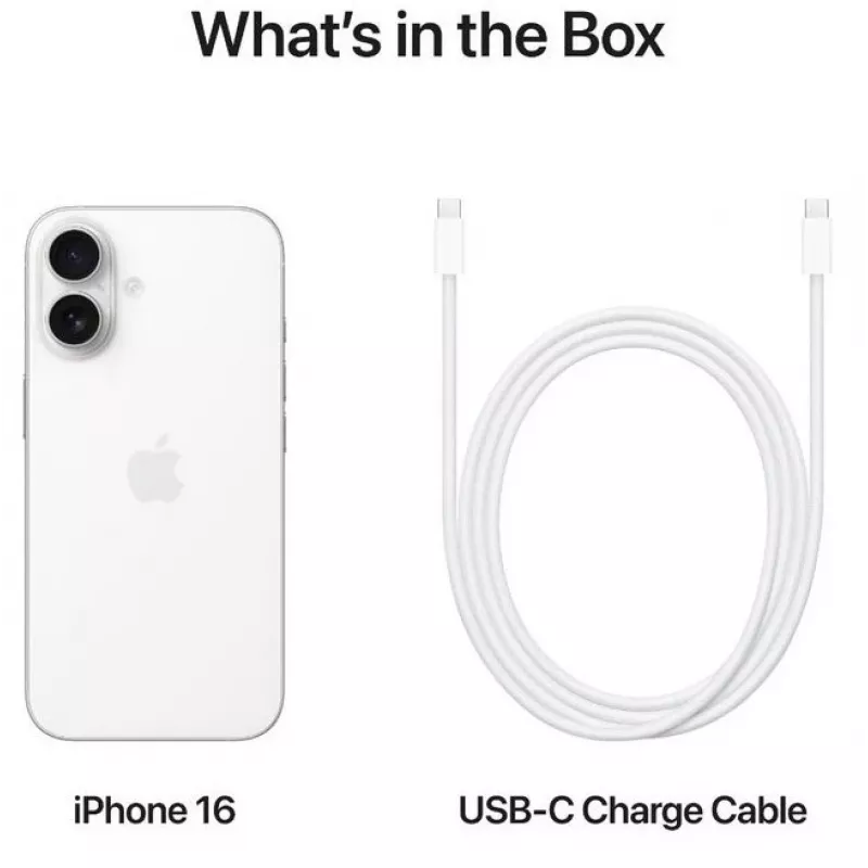 ΚΙΝΗΤΟ ΤΗΛΕΦΩΝΟ IPHONE 16/128GB ΛΕΥΚΟ MYE93 APPLE