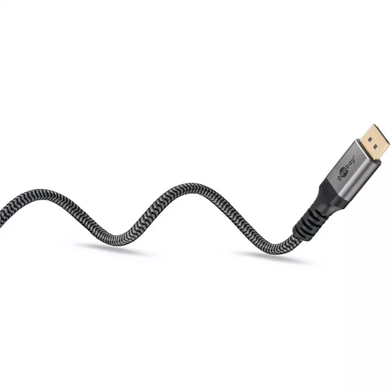 Goobay 65267 Καλώδιο DisplayPort 5 m Μαύρο - Ασημί (65267)