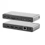 ALOGIC DV4 - Σταθμός σύνδεσης - για Laptop - USB-C / USB-A - 3 x HDMI, DP - 1GbE (DUCDV4)