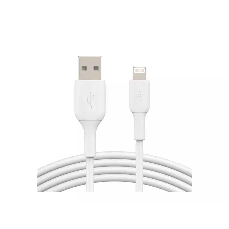 Belkin Καλώδιο PVC USB-A σε Lightning 2m λευκό