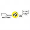 Καλώδιο ROLINE 11445780 1 m DisplayPort σε HDMI μαύρο
