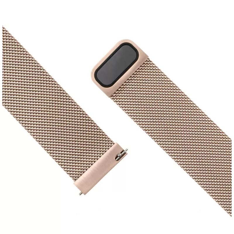 Λουράκι ρολογιού FIXED Mesh Strap Fixed 18mm ανοξείδωτο ατσάλι γρήγορης αλλαγής Χρυσό