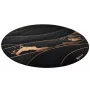 Προστατευτικό χαλάκι δαπέδου Arozzi Zona Round Floor Pad – μαύρο/χρυσό, στρογγυλό προστατευτικό χαλάκι για δάπεδα